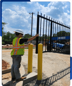 New AutoGate installed at a boat storage facility in Flowery Branch, Ga., installed by Peachtree Fence & Gates