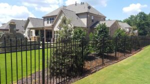 Aluminum Fence in Alpharetta, installed by Peachtree Fence & Gates